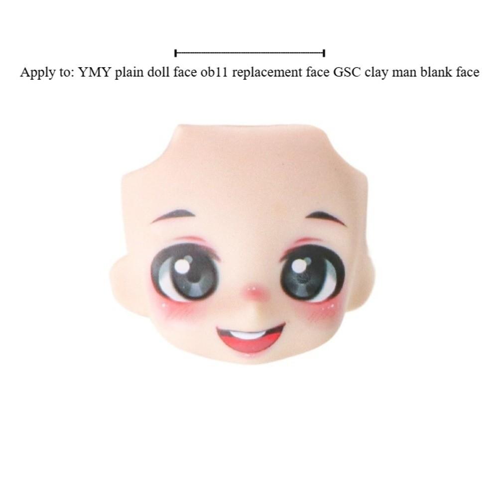 Сменная голова куклы OB11 Лицо младенца Выражение лица 3D Аниме Наклейки Глаза Для головы GSC
