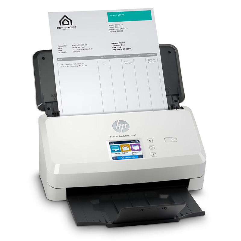 HP ScanJet Pro N4000 snw1 A4 Document Scanner