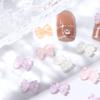 Charms Crystal Nail Jewelry Bow Nail Art Decoration Bowknot Nail Drills Bowknots Nail Rhinestones