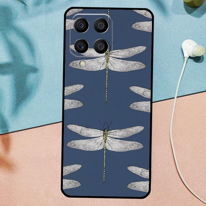Цветочная Разноцветная Стрекоза Для Samsung Galaxy M21 M31 M11 M13 M33 M53 M16 M06 M12 M14 M15 M35 M55 M34 M54 M32 M52 Чехол