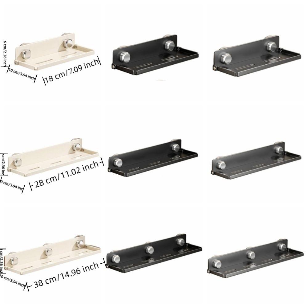 No Drilling Collapsible Storage Rack Suction Cup Drain Storage Rack Shower Storage Rack Kitchen
