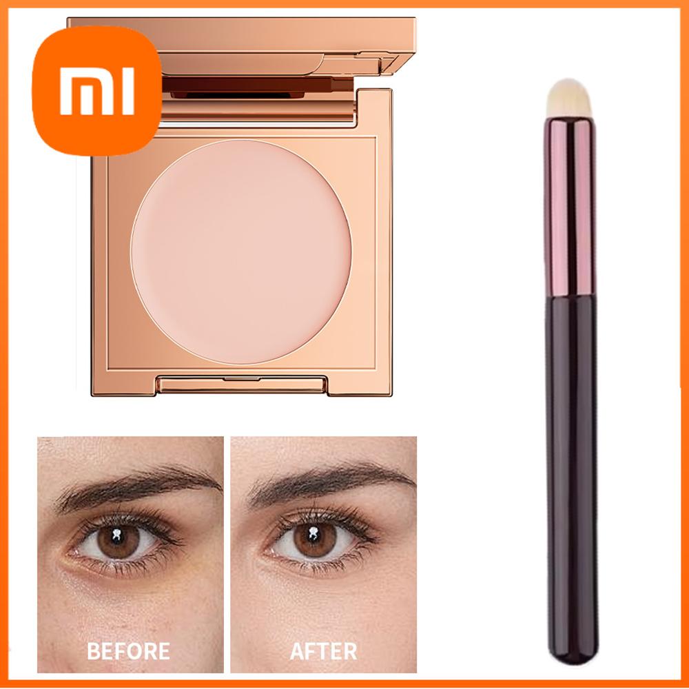 Xiaomi Eye Concealer Corrector With Brush Moisturizing Natural Foundation Long Lasting Waterproof Cover Dark Circles Under Eye Makeup