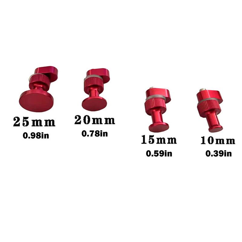 Вкладки для удаления вмятин 4 шт. алюминиевый сплав автомобильный инструмент для удаления вмятин съемник кузова вкладки для удаления вмятин инструменты для ремонта автомобиля для удаления повреждений двери