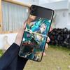 Роскошный чехол для Samsung Galaxy Z Flip 4 3 5G черный ПК жесткие чехлы для телефонов модная задняя крышка ZFlip Funda Genshin Impact Shell Capa