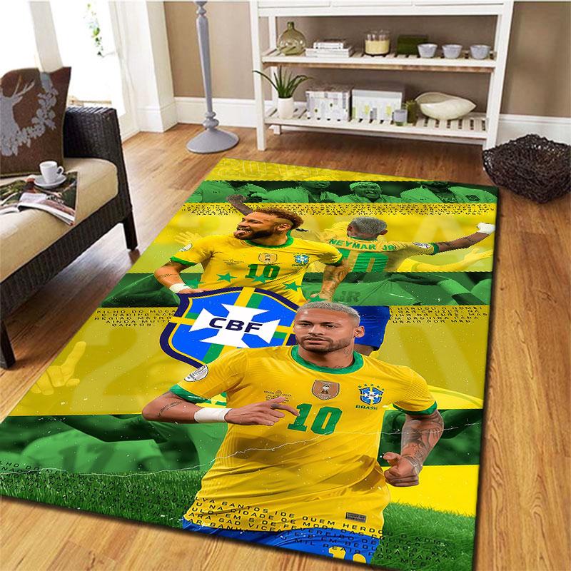 Ковер Neymar Jr для гостиной, спальни, дома, украшение дивана, противоскользящий коврик для игр детей