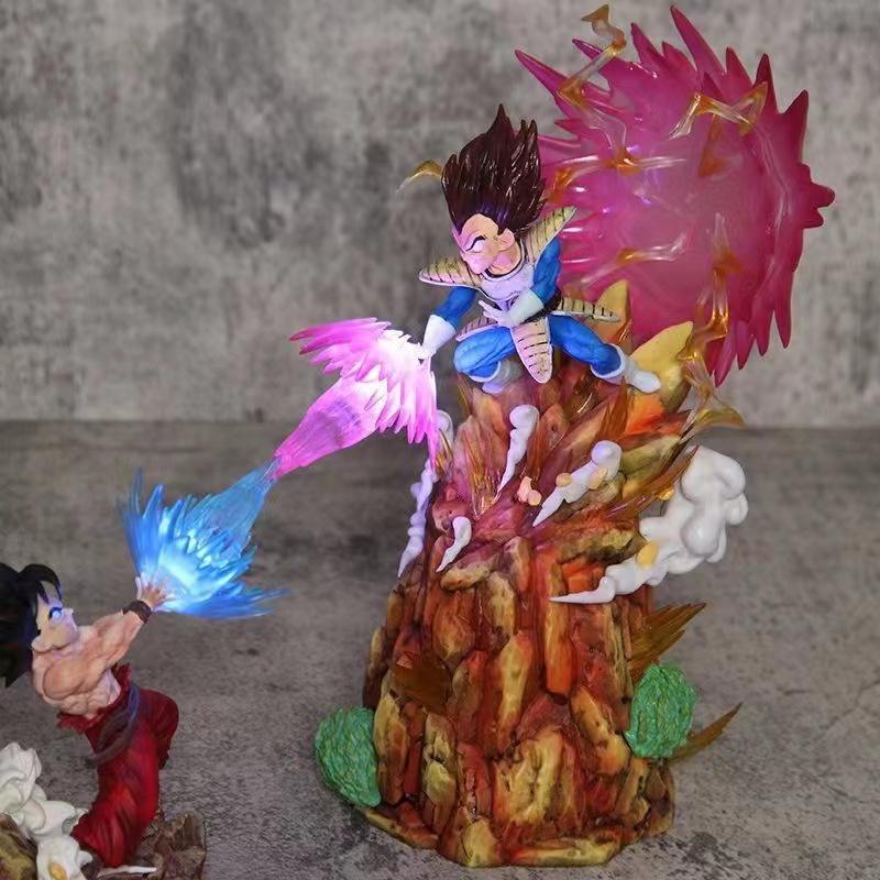 Anime Drogan Boll Z Vegeta Vs Son Gocool Figurine Gk Pvc Action Figures Statue Collection Model Toy Gifts