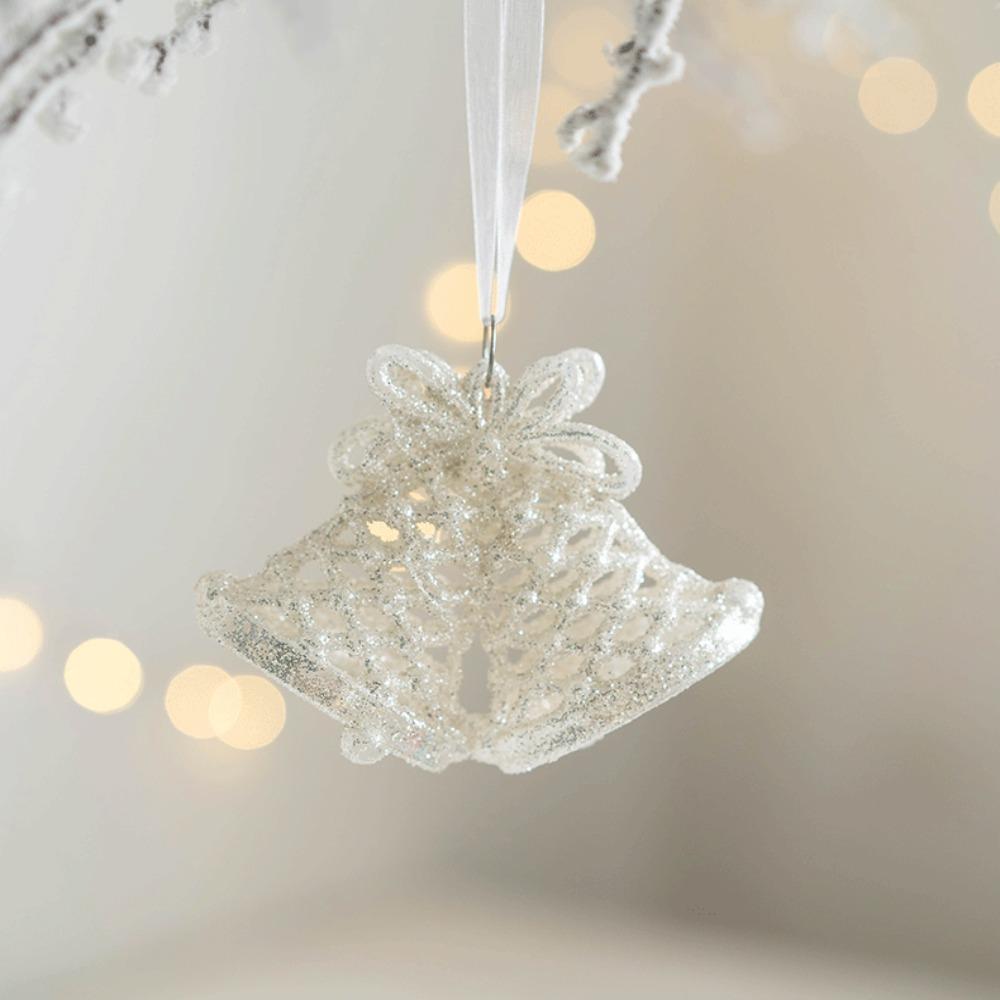White Angel Fairy Pendant Glitter Xmas Tree Hanging Ornaments DIY Xmas Home Decoration