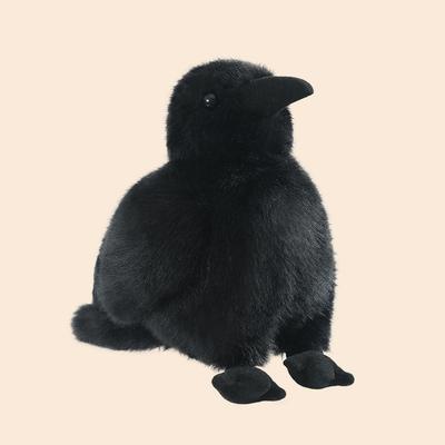 Милая плюшевая игрушка Черный ворон, Реалистичные птицы, Мягкие животные, Имитационная кукла, Детское украшение для дома, Подарок на день рождения для детей