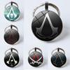 Брелок-подвеска Металлическое тисненое кольцо Assassin's Creed