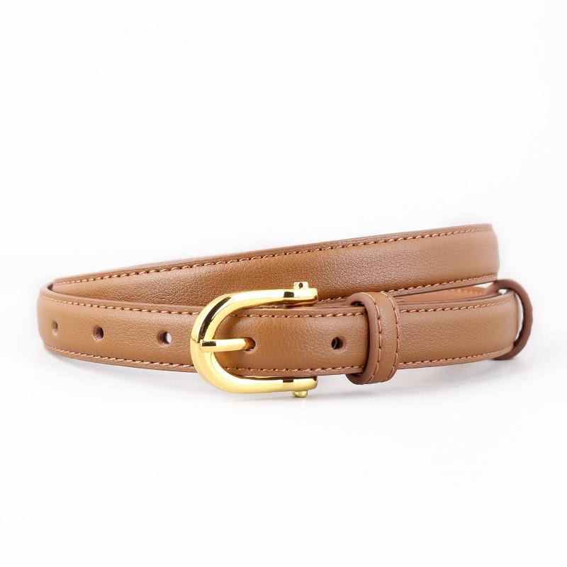 Elegant Genuine Leather Waist Belt With Pin Closure Designed For Daily Wear And Fashion