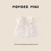 Летняя блузка для девочек MOMOCO с кукольным воротничком