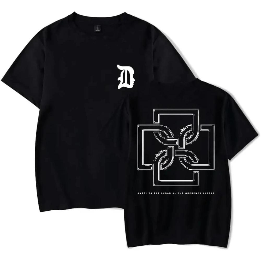 100% хлопок принт Duki Merch Футболка с коротким рукавом Повседневный принт Мужчины Женщины Уличная одежда Футболка Одежда готическая женская одежда
