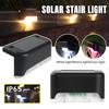 Warm White LED Solar Stair Light Path Stair Outdoor Garden Lights Waterproof Balcony Light Decoration For Patio Stair Fence Lamp