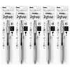 Шариковая ручка Pentel Гелевые чернила EnerGel Infre 0,5 мм Прозрачный корпус XBLN75TL-A Черный 5 штук