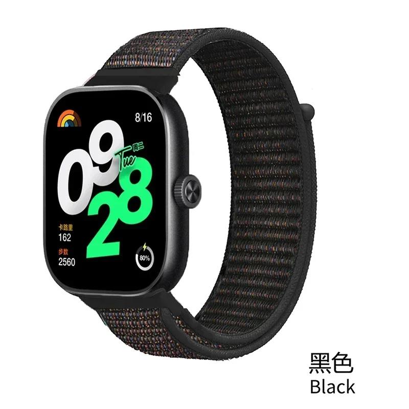 Breathable Strap for Xiaomi Redmi Watch 4 Nylon Loop Replaceable Wristband Smart Watch Belt for Redmi Watch 4 Sports Watchband