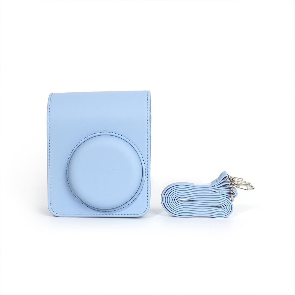 Чехол для камеры Instax Mini 11 из ПУ-кожи, мягкий защитный чехол, дорожная сумка для пленочной камеры Fujifilm с плечевым ремнем