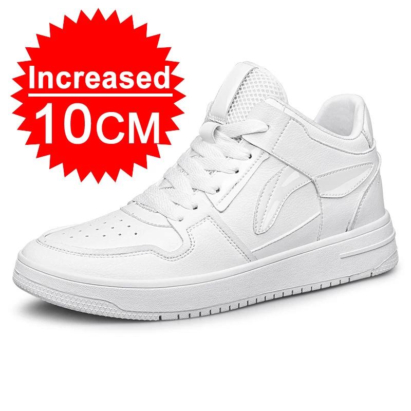 Кроссовки COZOK для мужчин, модные, черные, повседневные, кроссовки для мужчин, невидимые, увеличивающие рост, кроссовки для мужчин, дышащие, увеличивающие рост, 8 см