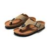 2025 Spring/Summer Kids' Cork Thong Sandals - Trendy Korean Style Toe-Post Flip-Flops for Boys and Girls