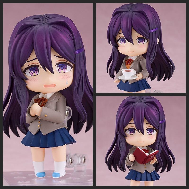 10 см Фигурки животных из Doki Doki Literature Club 2283 Юрий Саёри Нацуки Моника Декор для рабочего стола Коллекционная Прочная Подарок для фанатов аниме