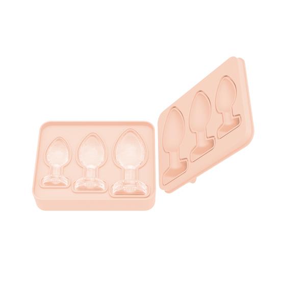 2 шт. шутка забавный лоток для льда многоразовый DIY форма для шоколадного мыла стопор