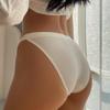 Women Panties Underwear Fitness Sports Seamless Female Lingerie Sexy T-back G-string Thong Ice Silk Underpants Solid Briefs