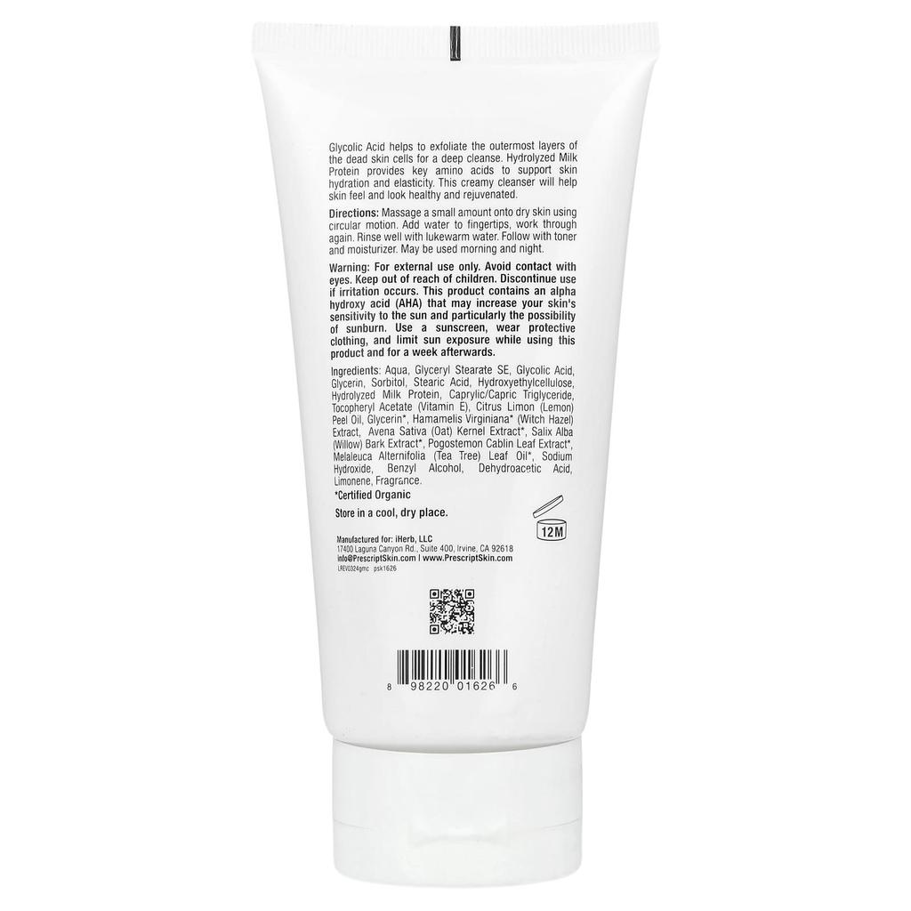 Glycolic Acid Milk Cleanser, 177Ml(6Fl Oz)
