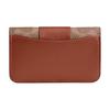 New COACH Coated Canvas Wallet Women's Brown CR542-B4XHG