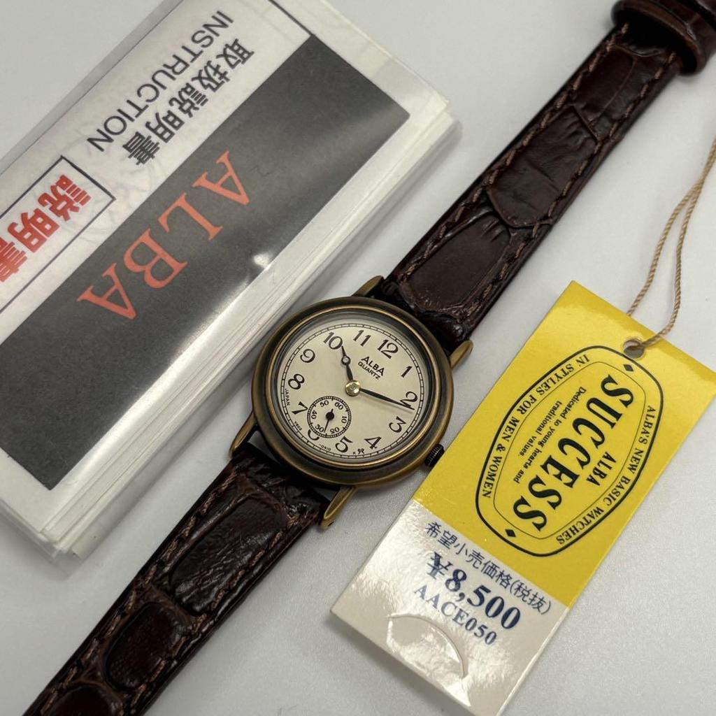 [USED] SEIKO Alba Quartz Wristwatch with Small Seconds, Battery Replaced