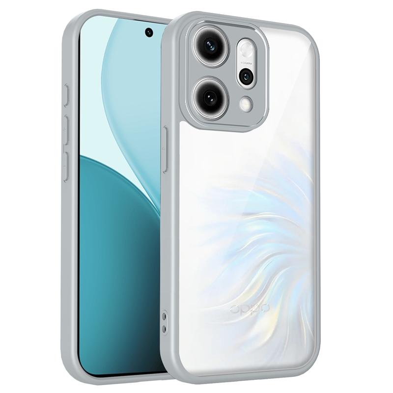 Transparent Silicone Case For Oppo Reno 14 Reno14 14F 13 13F F FS 12 12F 11 10 11F Pro PC Back TPU Bumper Shockproof Phone Cover