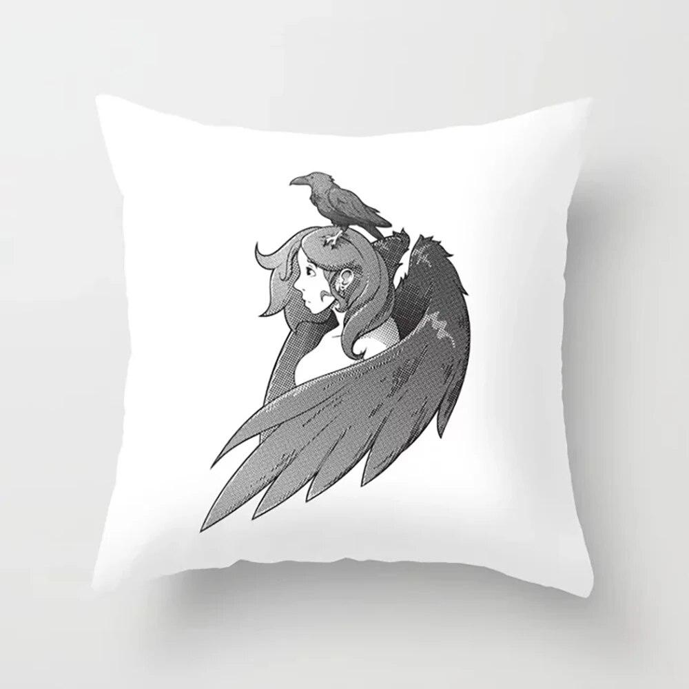 Чехлы на подушки с принтом японской мифологии, наволочки для спальни, гостиной, домашнего декора