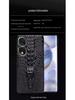 Чехол из натуральной кожи для Honor 30/30 Pro — рисунок из коровьей кожи с головой дракона, дизайн с полузакрытием, подходит для Honor 30 Youth Edition