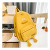 Duckling Backpack Cute Cartoon Boys And Girls Zipper Bag Nylon Versatile Printed