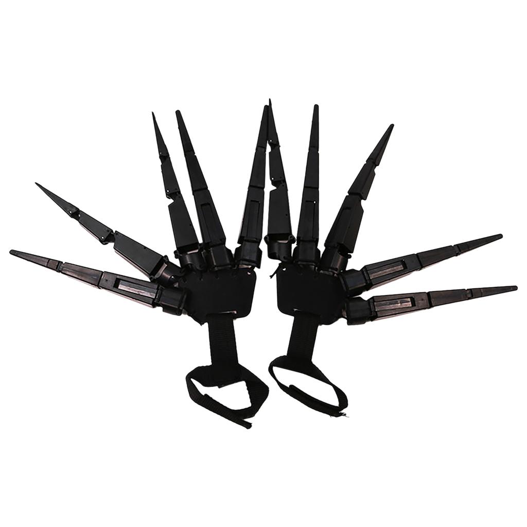 2 упаковки Хэллоуина сочлененные пальцы реалистичные Хэллоуин скелет руки ужасы гибкие суставы пальцев