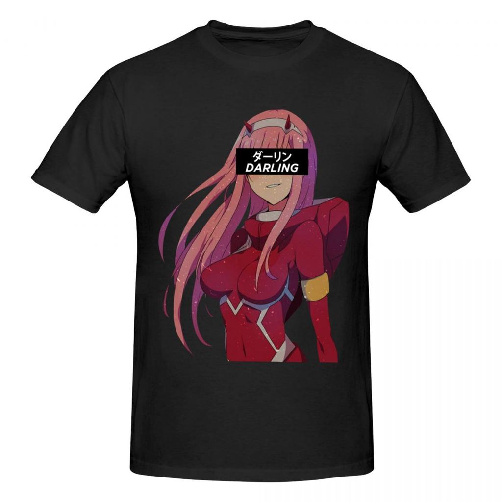 Darling In The Franxx Videogame T Shirts Graphic Y2k Gifts Short Sleeve Unisex Wounisex T Shirt Clothing
