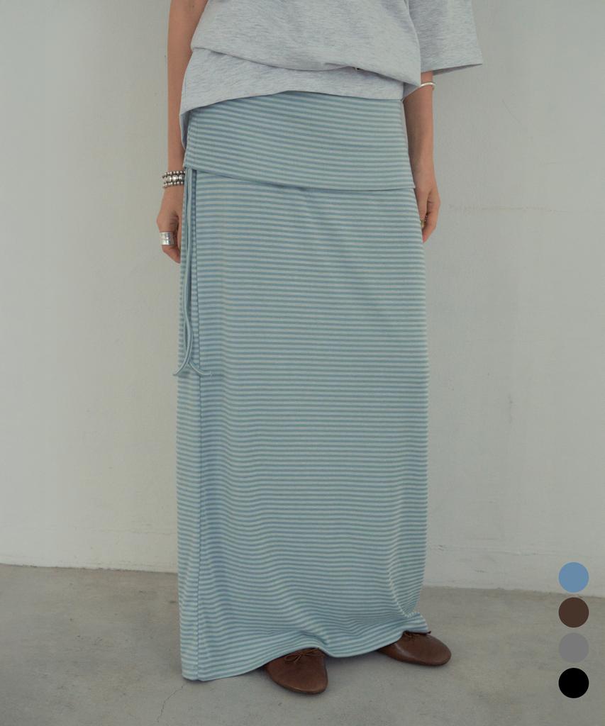 Cita Every Day Stripe Long Skirt_Cts628(5Color)