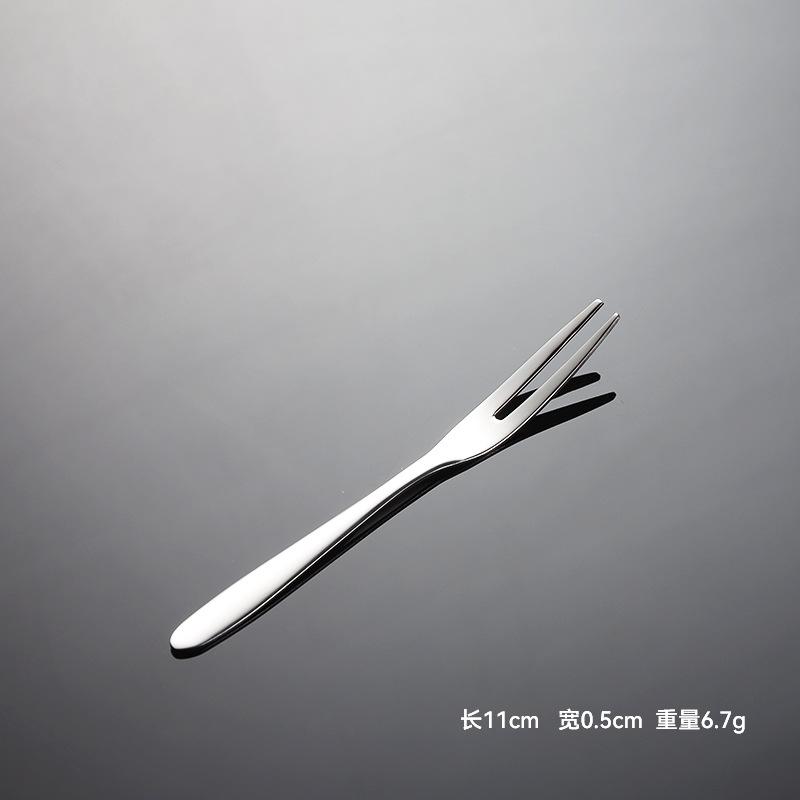 Короткая фруктовая вилка из нержавеющей стали 304, нож для лунного пирога, вилка в форме яичной скорлупы, подходящая фруктовая палочка, мини-зажим, подарок