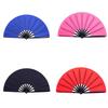 Practical Martial Arts Kung Fu Fan Tai Chi Dance Plastic Stage Performance Folding DIY Graffiti Solid Color Photo Prop