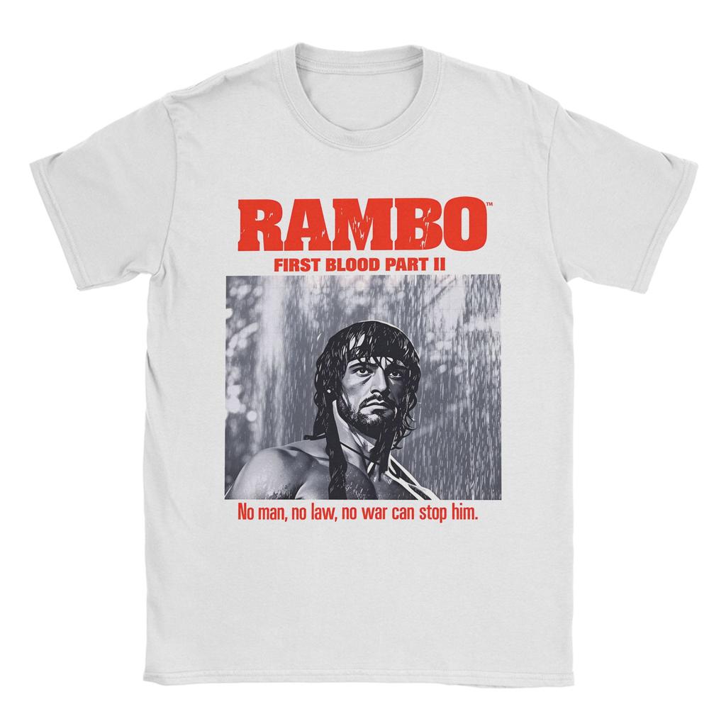 Rambo First Blood John In Ravine I Didnt Do Anything Cotton TShirt For Mens Leisure Tee Shirt Oversize Casual Clothing