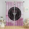 Miamies Blackout Curtains для гостиной, тюль для спальни, кухонные шторы, 2 шт., абажуры, украшение на Хэллоуин, камера