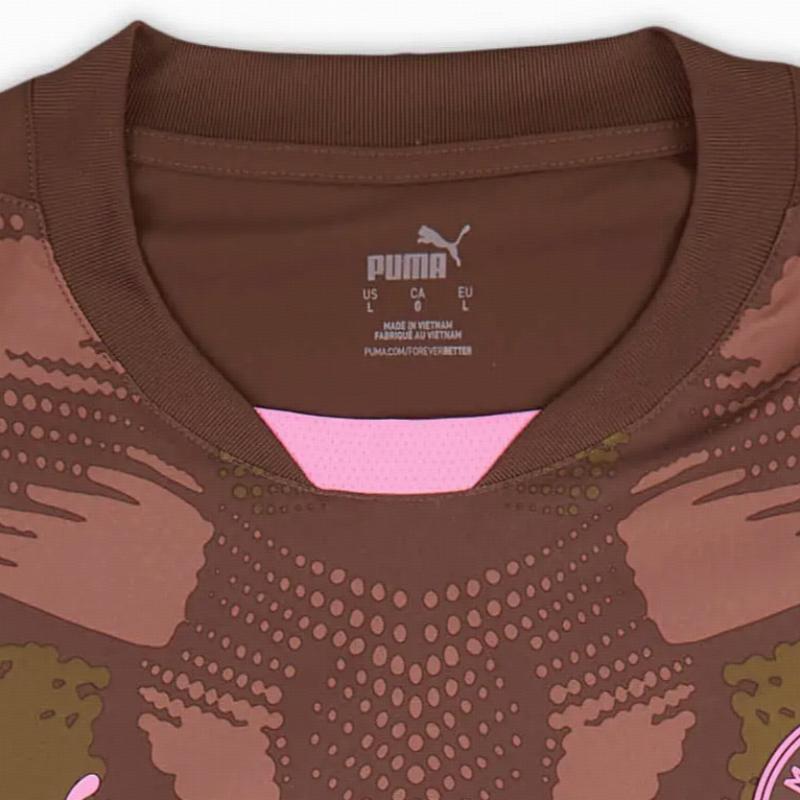 Puma Манчестер Сити Сезон 2024-25 Игровая версия Домашняя Вратарьская Модная Короткий рукав Футбольная футболка Мужские топы 775103-41