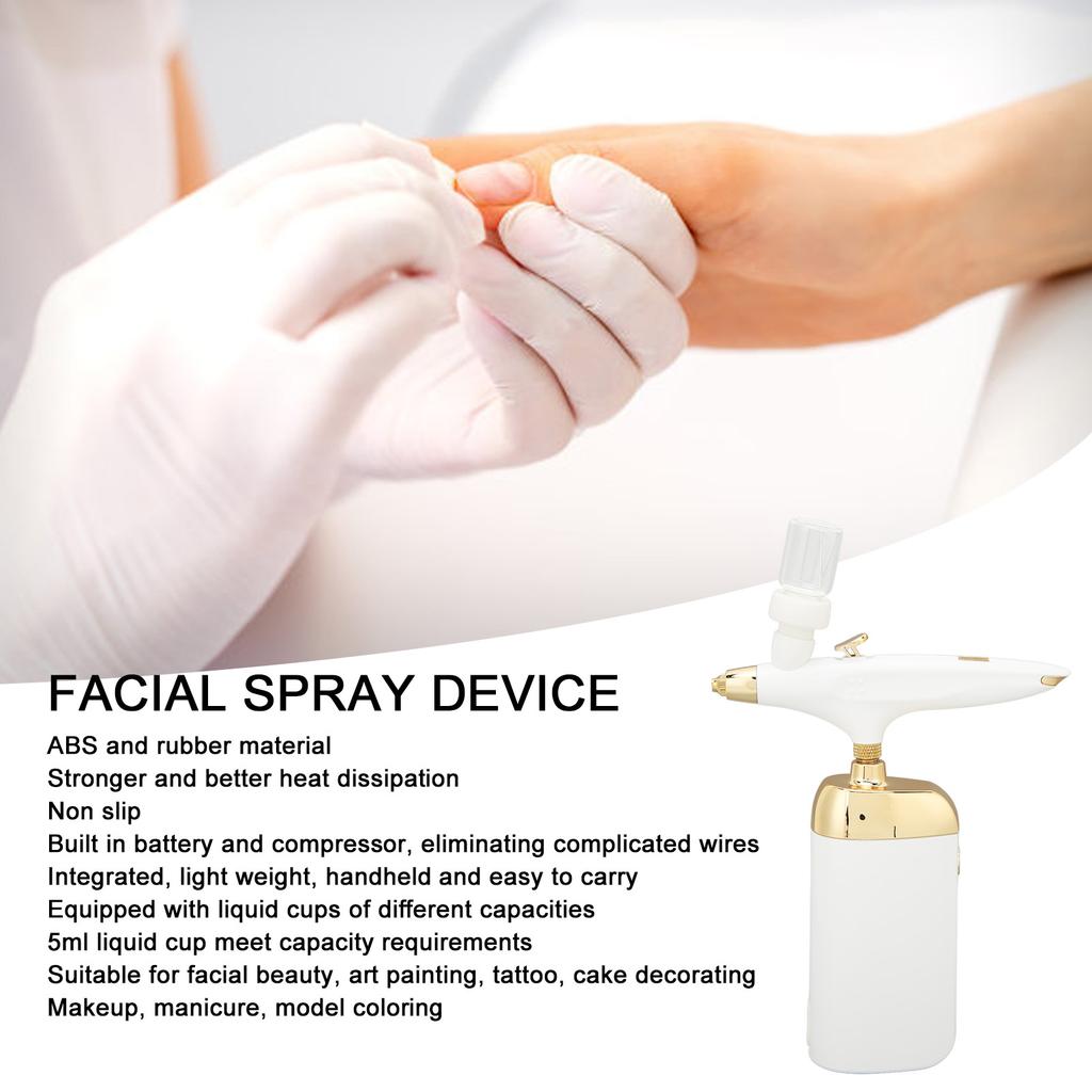 Oxygen Facial brush Portable Makeup Skin Care Toner Mist Sprayer Device Lady's Gifts