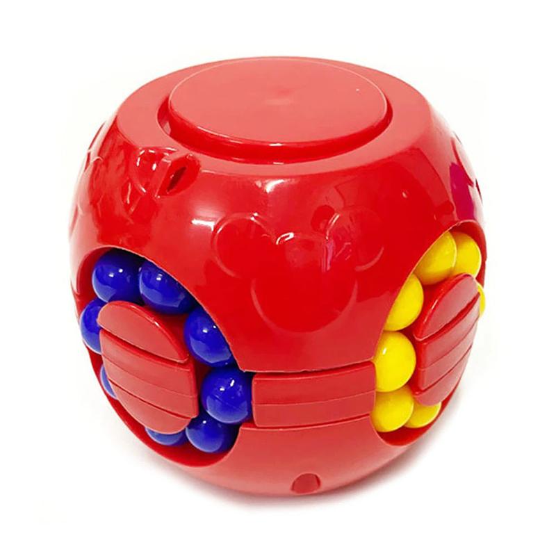 Magic Bean Puzzle Cube Spinner Rotate Slide Gyro Fidget Toy 3D Ball Anti Stress Educational Iq Game For Boy Girl Kid Adult Child