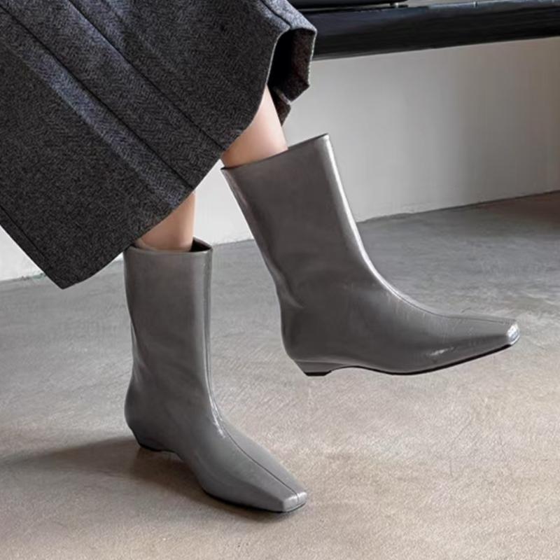 Women's Autumn New Women's Short Boots 2026 Casual Waterproof Gothic Motorcycle Boots Designer Fashion Flat Shoes