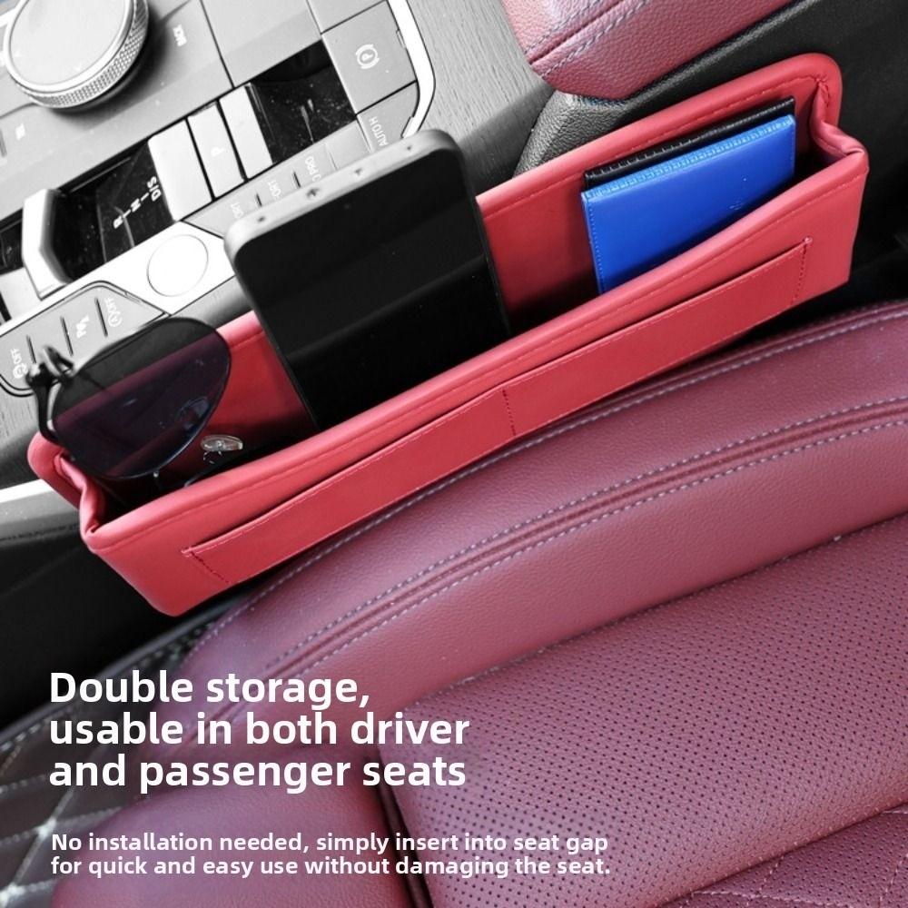 Multifunction Car Seat Gap Organizer Large Capacity Car Interior Storage Pocket Driver Seat