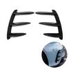 1Pair Car Black Carbon Pattern Rear Bumper Splitter Spoilers Canard for Mercedes Benz W176 A200 A250 A260 A45 AMG Car Styling