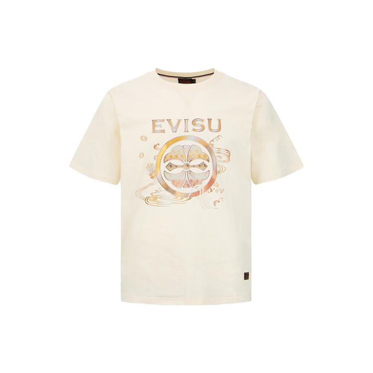 EVISU T-Shirts Men's Crew Neck Moderate Straight Fit 2EAHTM2TS523XXCT