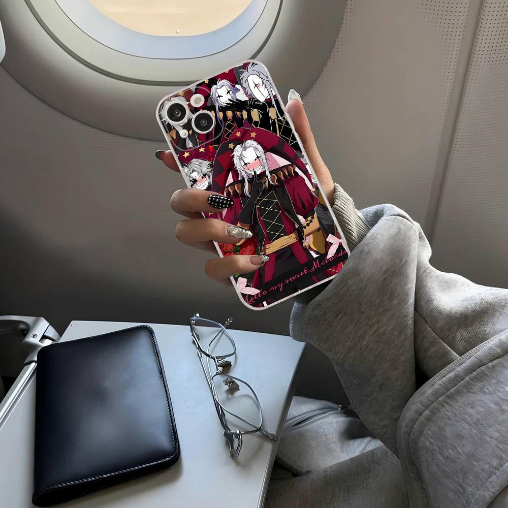 Чехол для телефона The Freak Circus Pierrot Fit Для IPhone 16 15 Promax IPhone 14 11 12 High End 13 Pro Силиконовый