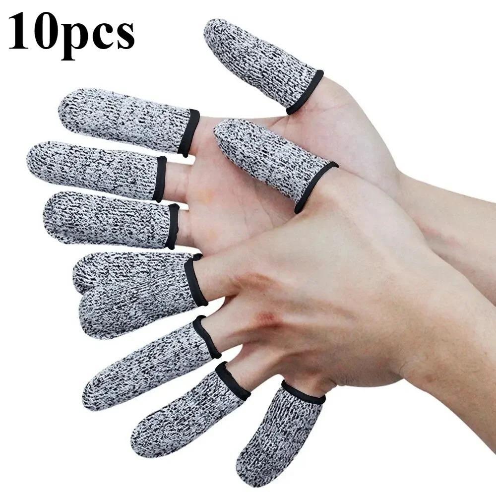 10Pcs Anti-Cut Finger Cover Finger Protector Sleeve Gloves Finger Protector Gadgets