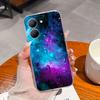 Phone Case For Vivo Z5X Z1 Pro Y77e Y9s Y91C Y83 Y90 Y97 Cover Fashion Starry Sky Phone Bag Shockproof Transparent Matte Soft Silicone For Vivo Bumper