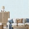 White and celadon wallpaper Dots, fine detail 50x1000